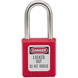 Master Lock 410RED Lockout Tagout Safety Padlock with Key