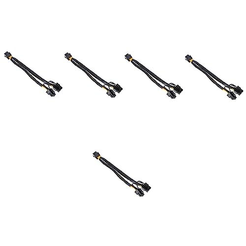 Cable de extensión GPU de 6 pines DOITOOL cable de alimentación interno de cobre estañado 5 piezas