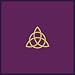 Tapis Violet 80 X 80 Cm - Triquetra