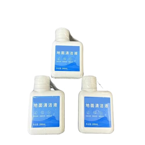 CJKKUNAH 200ml Floor Cleaning Solution，Compatible For Dreame，X40 X50 Ultra L10s L20 X40 Pro Ultra(3pcs)