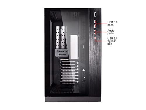 Image of Lian Li Aluminium PC-O11DX 011 Dynamic Tempered Glass on The Front Chassis Body SECC ATX Mid Tower Gaming Computer Case Black