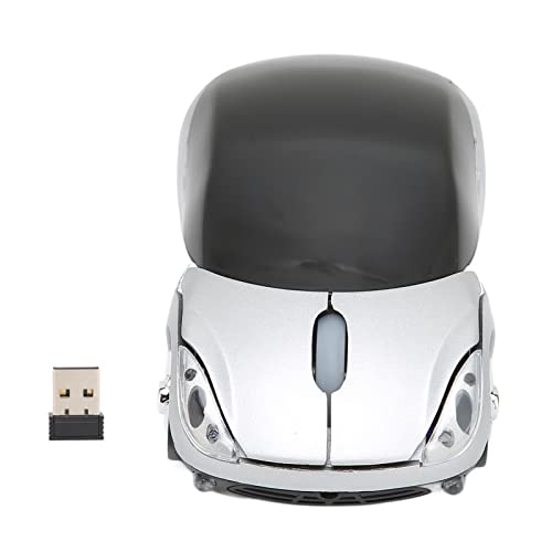 Image of Luqeeg 2.4GHz Car Mouse, 3D Sport Car Shape Ergonomic Optical with USB Receiver, 1600 DPI Computer Mouse for PC Laptop Computer