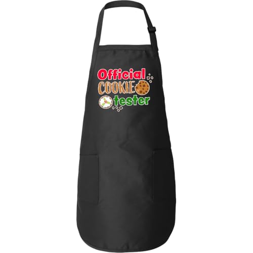 inktastic Official Cookie Tester Christmas Cookies Adult Apron Black 336da