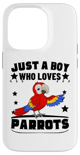 Just A Boy Who Loves Parrot Funny Parrot �X�}�z�P�[�X iPhone 14 Pro �p