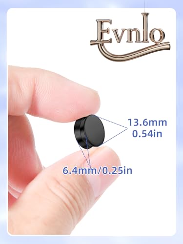 Image of Evnlo 12 Pairs Strong Hijab Magnets, Thin Pinless Magnetic Hijab Pins for Scarf, Shirt, Veil, Dress- No-Snag Matte, Multi-Use for Women