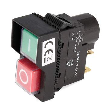 Generic 125V Kjd17 Ip54 Switch 4 Pin No-Voltage Release Switch