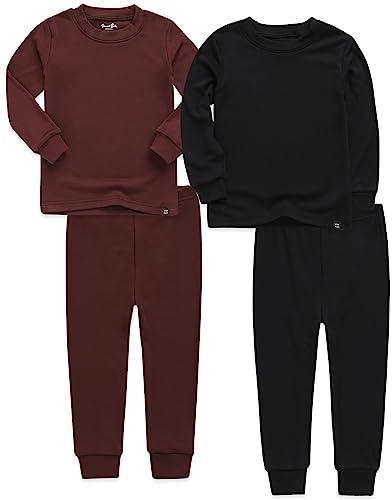 Image of VAENAIT BABY 6M-12Y Kids Toddler Junior Girls Boys Soft Comfy Modal Tencel Sleepwear Pajamas 2pcs/4pcs Set