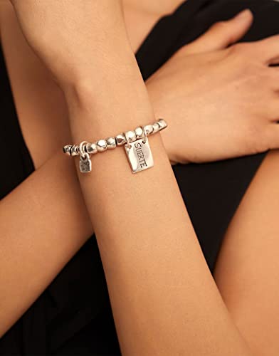 Uno de 50 LUCKY Stretch Bracelet, Sterling Silver-Plated4