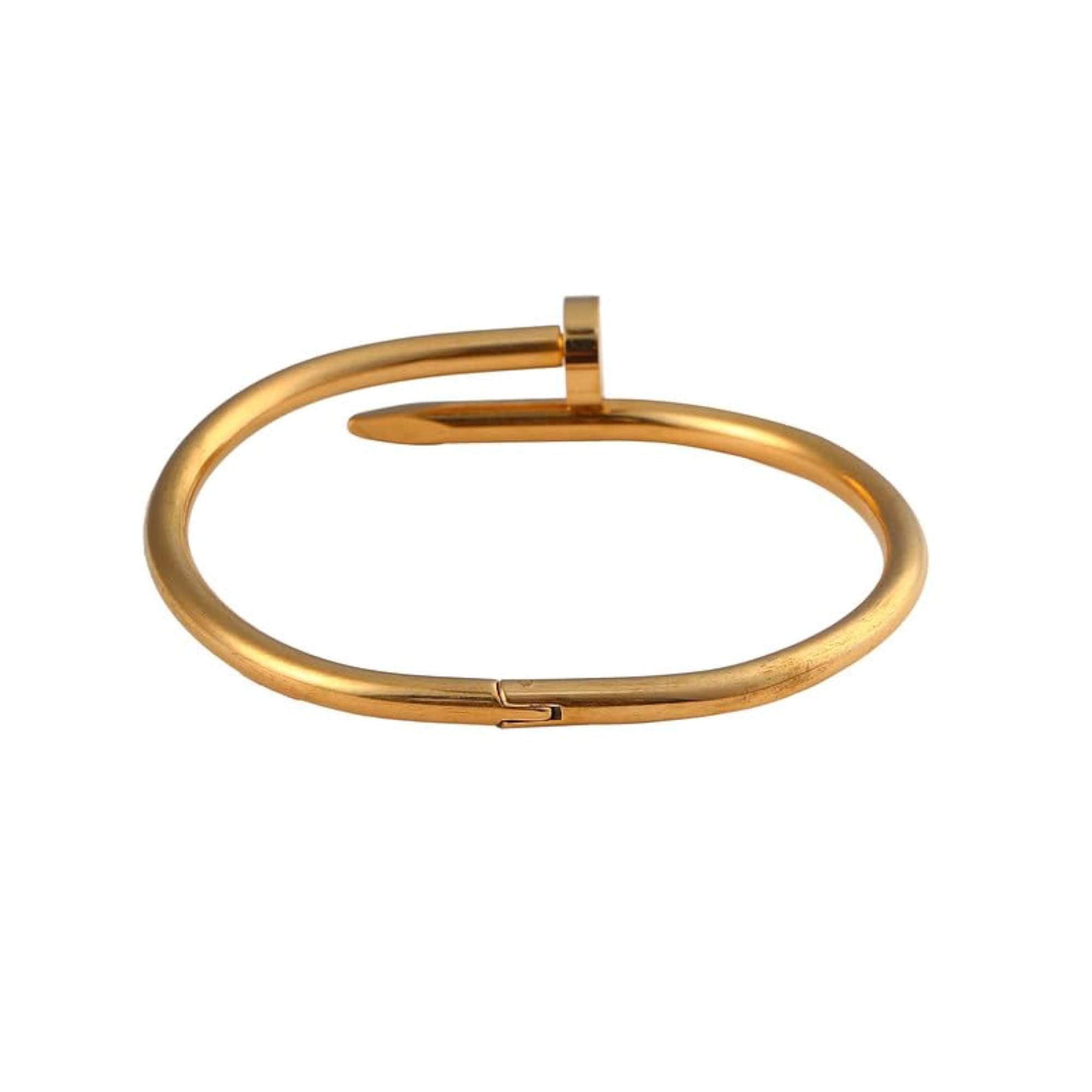 Women's California Gold Colour Screw Bangle Bracelet