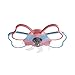 OIUYT Ventilateur de Plafond Papillon Mignon avec Lampe LED, Ventilateur de Plafond Invisible Minimaliste pour Chambre d'enfant avec télécommande, Ventilateur de Plafond muet à intensité Variable LED