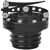 Motorcycle Black Quick Release Fuel Gas Tank Oil Cap For Harley Sportster XL 1200 883 X48 Dyna Touring 1996-UP