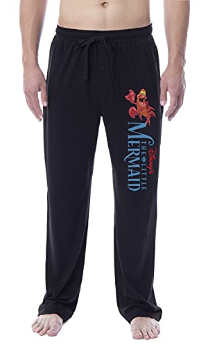 Disney Mens' The Little Mermaid Sebastian Princess Movie Sleep Pajama Pants (X-Large)