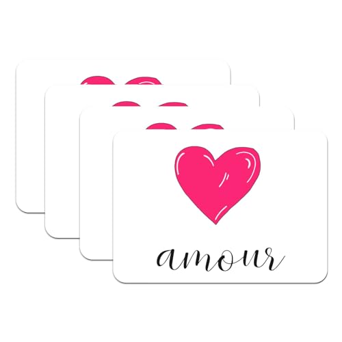 Set de table amour pour protéger la table des taches avec son dessous en caoutchouc - 2