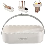 DUcareメイクブラシクリーナー 4in1 メイクブラシ 洗浄 乾燥 収納 ドライクリーニングスポンジシリコン 大容量 吊り下げ可能 取り外し可能 置き台 コンシーラーブラシ清潔 乾燥 おしゃれ無臭 パフクリーナー スポンジクリーナーXSD04