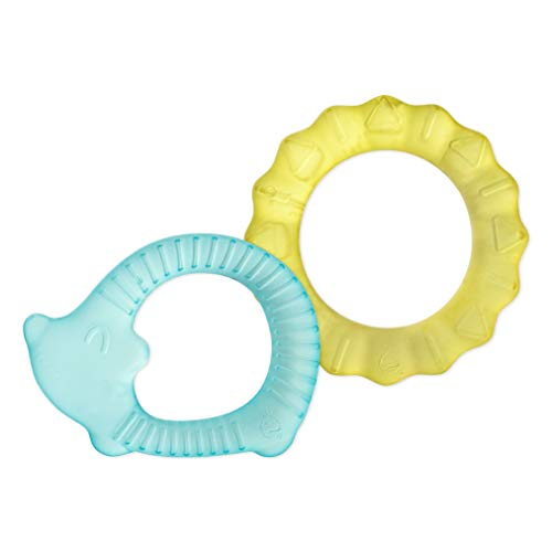 Image of Cool Nature Teether (2 Pack)-Yellow/Aqua Set