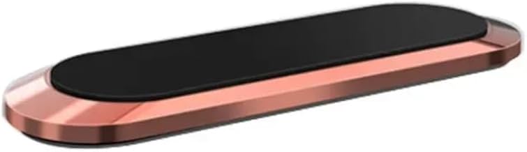 Mini Magnetic Car Mobile Phone Stand Strong Magnetic Absorption Rice Seamless Adhesive Mobile Phone Accessories for All Phones (Rose Gold)