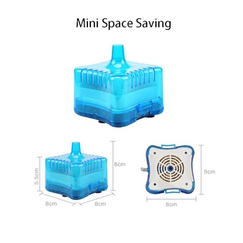 Image of VAYINATO Mini Bio Sponge Filter with Filter Media and Airstone (Airpump Not Included) Suitable for Betta and Small Fish Tank (Random Color) by Petzlifeworld