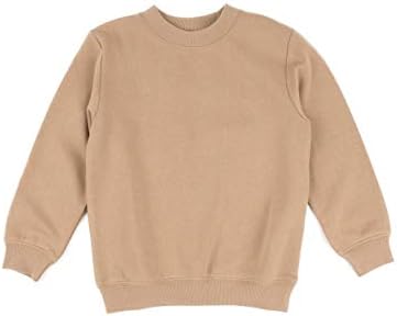 Leveret Kids & Toddler Boys Girls Long Sleeve Sweatshirt Beige (Size 4 Years)