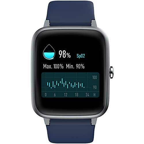 Noise Colorfit Pro 2 Oxy Smartwatch With Spo2 Sensor (For Blood Oxygen Level Measurement), 24*7 Heart Rate Monitor, Sleep & Stress Monitor, 14 Sports Mode & 10 Day Battery (Royal Blue)