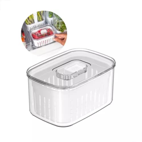 OU ORGANIZADOR CLEAR FRESH 0,65L COM CESTO