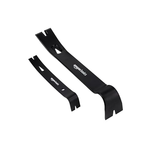 Amazon Basics Stemmeisen und Nagelzieher, 4 stück, 1er-Pack, Schwarz