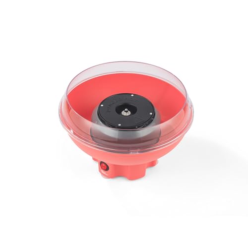 Giles & Posner Macchina Per Zucchero Filato – Macchina Per Zucchero Filato In Stile Luna Park, Zucchero Filato In Pochi Minuti, Piedini Antiscivolo, Cucchiaio E Bastoncini Inclusi, Ciotola Da 26,5 Cm - 3