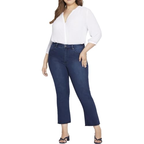 NYDJ Womens Plus Denim Cotton Bootcut Jeans 14W