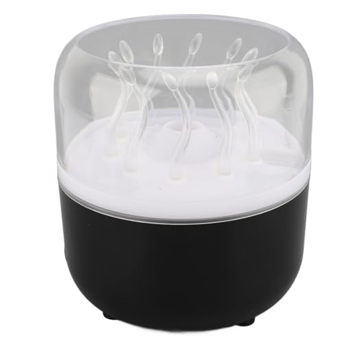 Diffuseur de parfum à brume verticale compact noir avec cycle 7 couleurs LED - 5