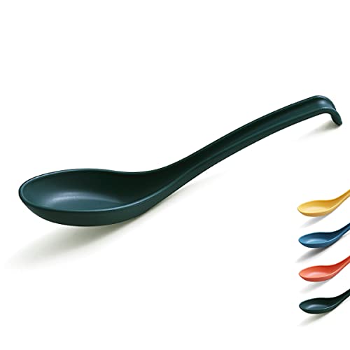 Evanda Soup Spoon, Made of Food Grade PP, BPA Free,ECO Friendly Dinner Spoon,Easy Clean,Dishwasher Safe Set of 12