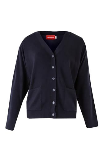 Velilla 103 Chaqueta Punto Fino Mujer, Color Azul Marino, Talla L