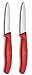 Price comparison product image Victorinox Swiss Classic Peeling and Vegetable Knife Set, 2-Piece, Extra-Sharp Straight Edge for Precise Cuts, 8 cm, Stainless Steel, Red