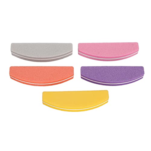 Bloco de polimento de unhas 5 peças, bloco de polimento lavável de dupla face Blocos de polimento de