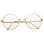 Gold Frame/Clear Lens