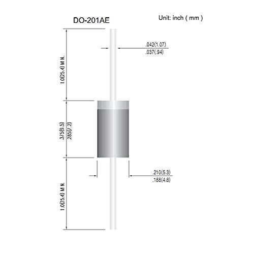 10Pcs 1N5378B In5378B In5378 Zener Diode 100V 5W Do-15 #TOP4