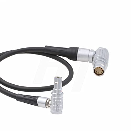 Cable en ángulo recto 0B de 3 pines a 8 pines para cámaras ARRI 2