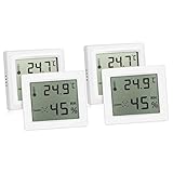 JOINPAYA 2 Sätze Hygrometer Feuchtigkeitsmessgerät Innenumwelt Digital Haushalt Drinnen Hydrometer Raumthermometer Innen Innenthermometer Für Zuhause Innenraumthermometer Abs 2 Stücke * 2