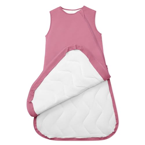 Image of PurComfy Quilted Supersoft Sleep Sack, 2.5 TOG Premium Bamboo Viscose Warm Baby Sleeping Bag, Thick Babies Wearable Blanket