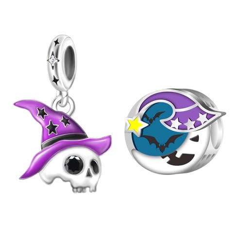 Charms de plata de ley 925 con circonitas brillantes para pulseras europeas