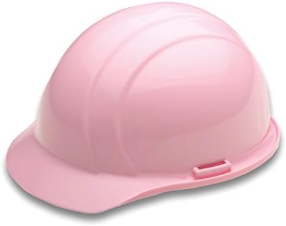 ERB 19375 Americana Cap Style Hard Hat with Slide Lock, Pink Large