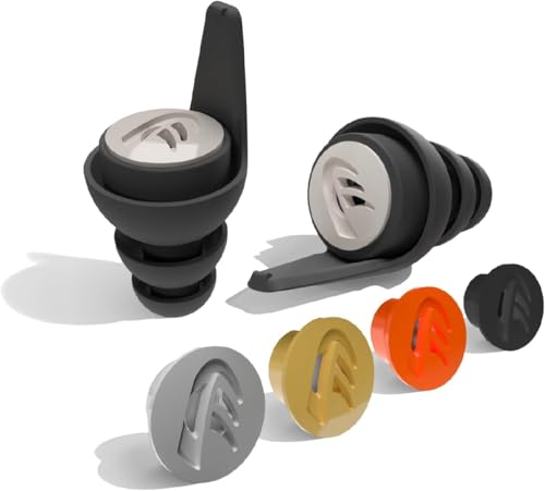 Bouchons d'oreille avec étui et 4 tailles pour concert, moto et sommeil tranquille