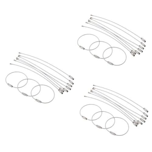 Fil porte-clés câble YARNOW lot de 50 pièces pour organisation de clés et bagages