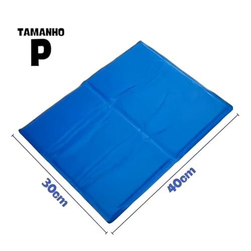 Tapete Refrescante Gelado Para Cachorro Gato Cão 30cm x 40cm Raças Pequenas Filhotes Pet Caminha Pre