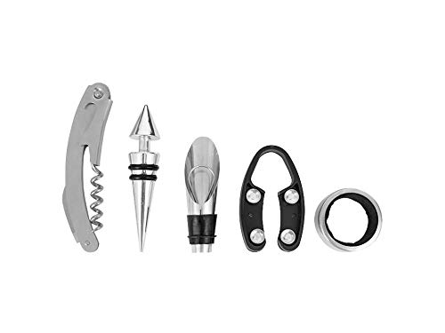Kit de Acessórios para Vinho 5 Peças Simona