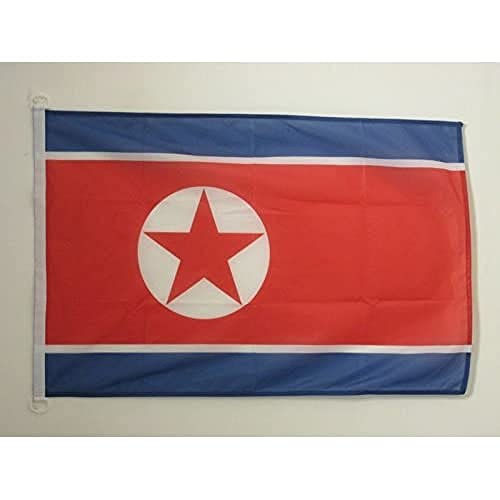 AZ FLAG, North Korea Nautical Flag, 18'' x 12'', For Outdoor and Boat