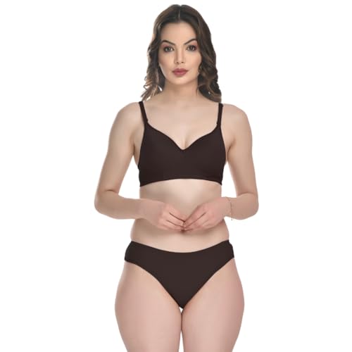 Image of SGC Sweden Women Mix Cotton Thongs Lingerie Set