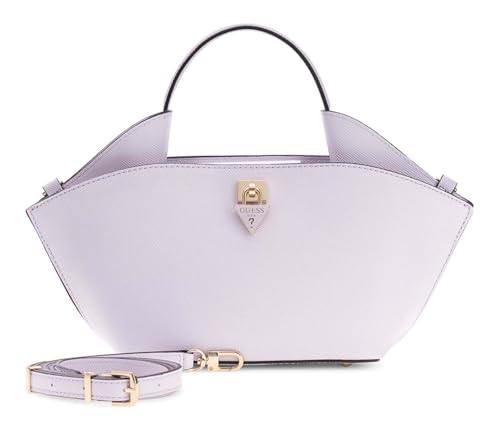 GUESS sac à main Patsie Mini Tote lilas porté épaule et bandoulière