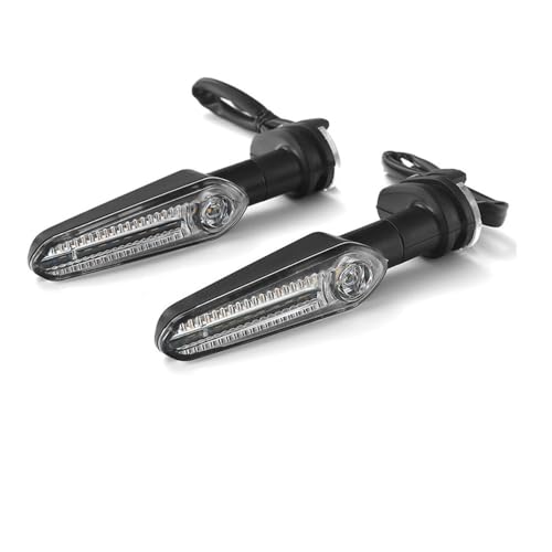 Indicateur lumineux de moto premium, clignotant d'eau courante 12 LED haute performance