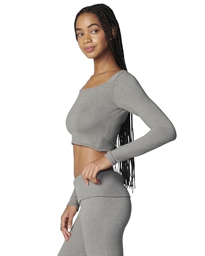 florence by mills Women's Barre Collection Crossback Sweater Top3