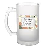  Planetee Chope Bière 500ml Community Manager Adorée design graphique Verre Bière Chope Femme Bar Apéro Cadeau Femme Anniversaire Noël
