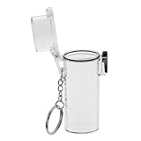 FOMIYES 防水ライターケース キーチェーン付き 旅行用ライター保護スリーブ 軽量 耐候性デザイン 強化保護 アウトドア 日常使用に 携帯用ライター収納ケース